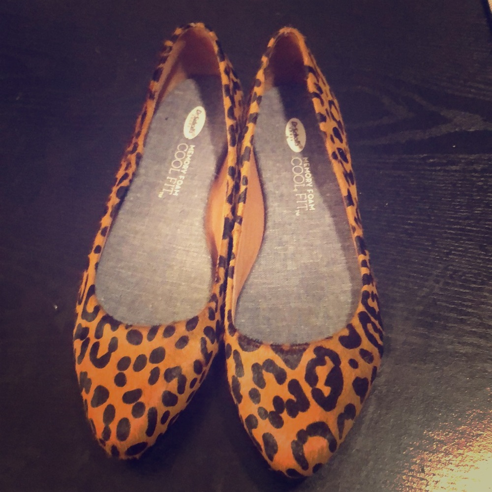 Dr. Scholl’s Memory Foam Leopard Flats